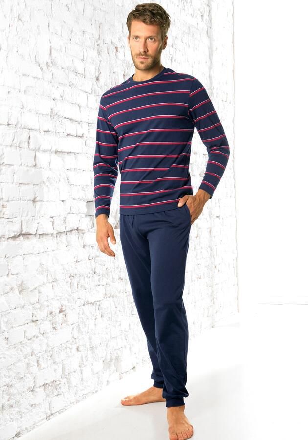 H.I.S Pyjama met garenverfde strepen (2-delig 1 stuk) - Foto 6