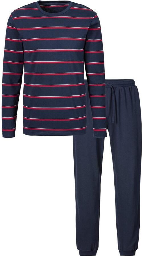 H.I.S Pyjama met garenverfde strepen (2-delig 1 stuk) - Foto 4