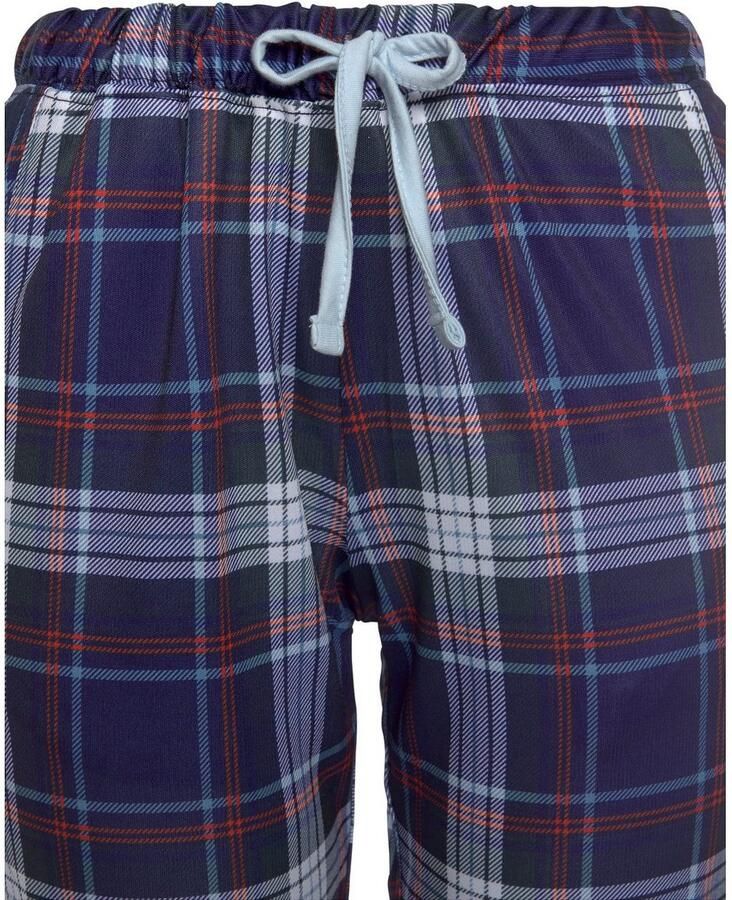 H.I.S Pyjama met geruite pyjamabroek (2-delig 1 stuk)