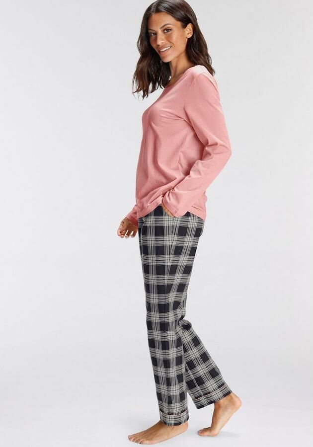 H.I.S Pyjama met geruite pyjamabroek (2-delig 1 stuk) - Foto 3