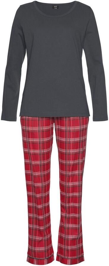 H.I.S Pyjama met geruite pyjamabroek (2-delig 1 stuk) - Foto 3