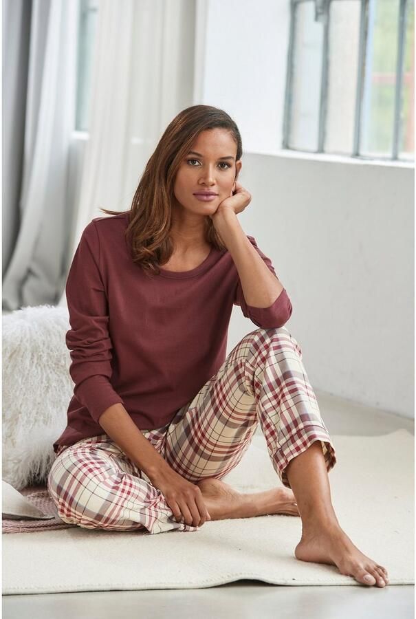 H.I.S Pyjama met geruite pyjamabroek (2-delig 1 stuk) - Foto 3