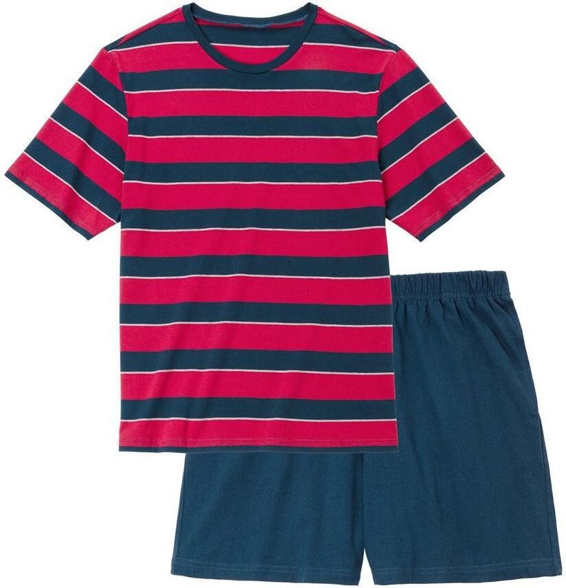 H.I.S Pyjama met ingewikkeld gestreept bovenstuk (2-delig 1 stuk) - Foto 6