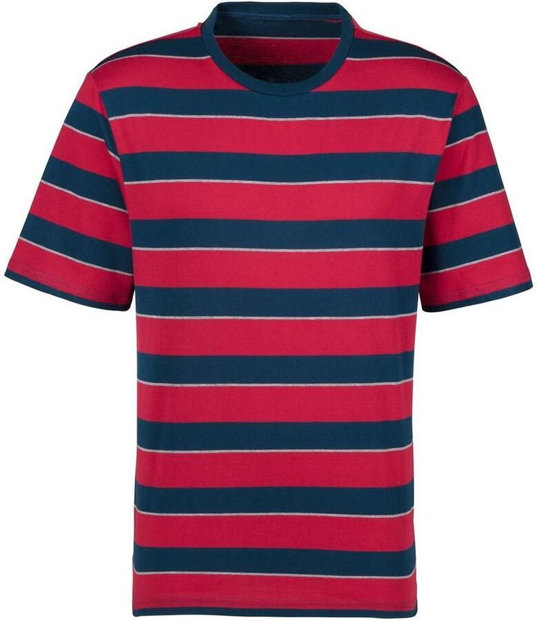 H.I.S Pyjama met ingewikkeld gestreept bovenstuk (2-delig 1 stuk)