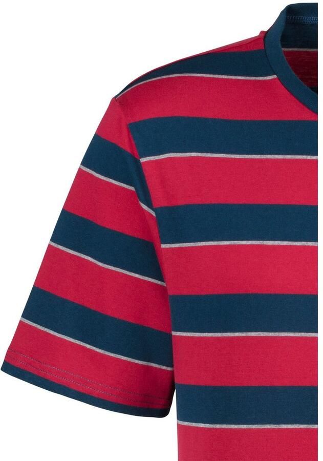 H.I.S Pyjama met ingewikkeld gestreept bovenstuk (2-delig 1 stuk) - Foto 3