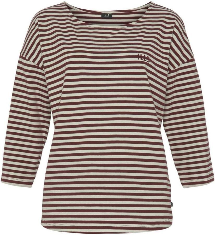 H.I.S Pyjama met logoborduursel op borsthoogte (2-delig)