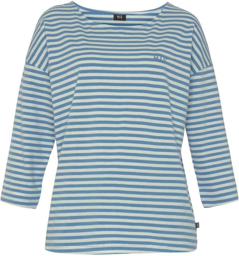 H.I.S Pyjama met logoborduursel op borsthoogte (2-delig)