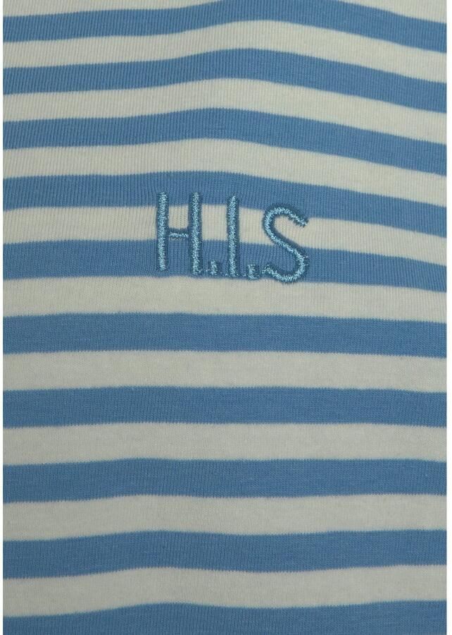 H.I.S Pyjama met logoborduursel op borsthoogte (2-delig) - Foto 2