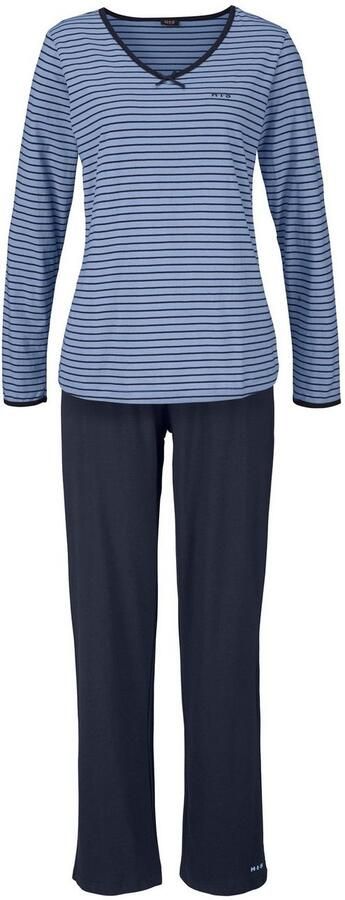 H.I.S Pyjama met strepen van voorgeverfd garen (2-delig 1 stuk) - Foto 8