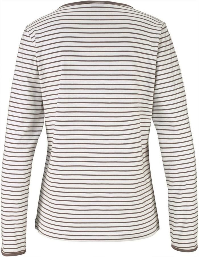 H.I.S Pyjama met strepen van voorgeverfd garen (2-delig 1 stuk) - Foto 3