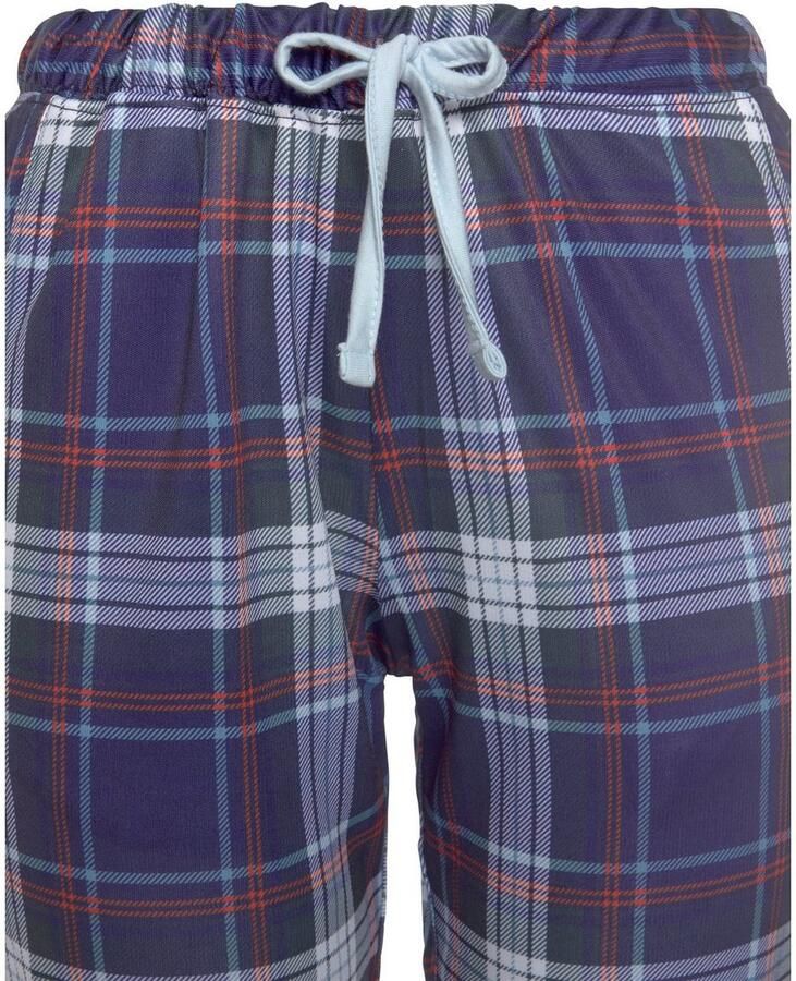 H.I.S Pyjama van flanel met alover ruitpatroon (set 2-delig)