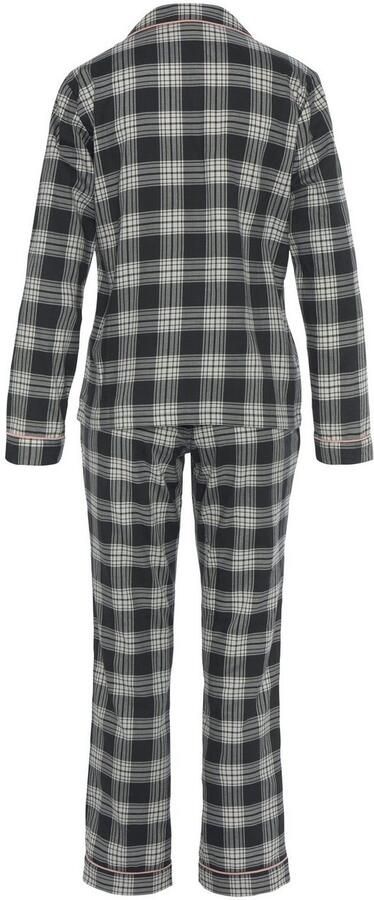 H.I.S Pyjama van flanel met alover ruitpatroon (set 2-delig) - Foto 6