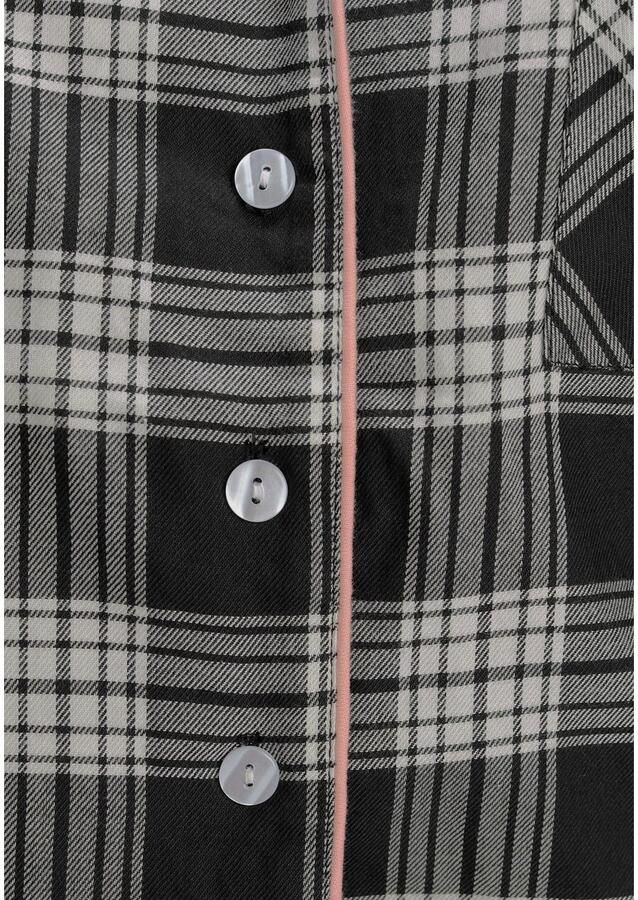 H.I.S Pyjama van flanel met alover ruitpatroon (set 2-delig) - Foto 2