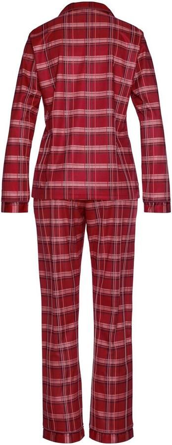 H.I.S Pyjama van flanel met alover ruitpatroon (set 2-delig) - Foto 4