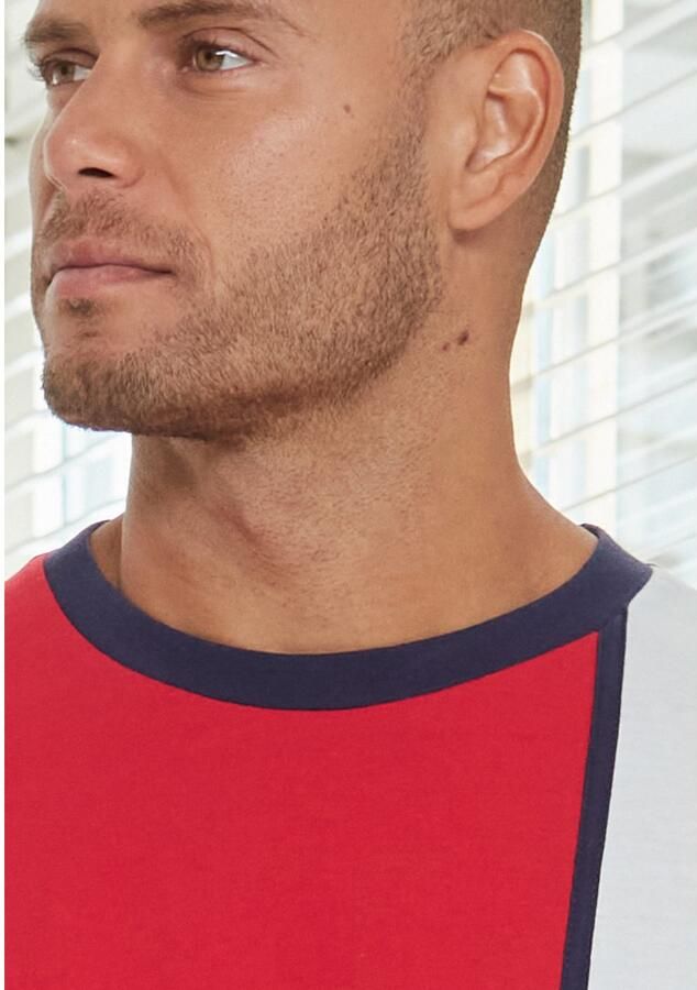 H.I.S Pyjama voor heren Pyjama met brede streep (2-delig 1 stuk) - Foto 2