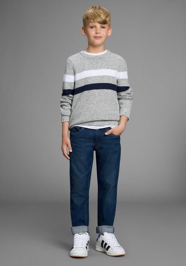 H.I.S Relax fit jeans Stretchjeans in rechte pasvorm NIEUW: voor TIENERS! Rechte jeans in authentieke wassing - Foto 4