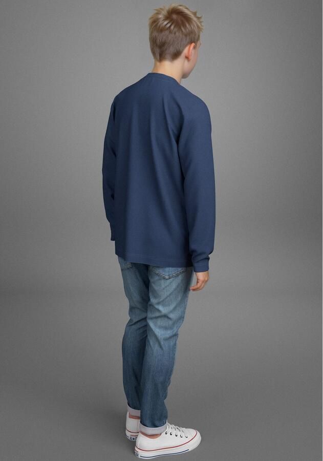 H.I.S Shirt met lange mouwen 2-pack shirts met logo-opdruk NIEUW: voor TEENS! 2-pack shirts (set 2-delig 2) - Foto 5