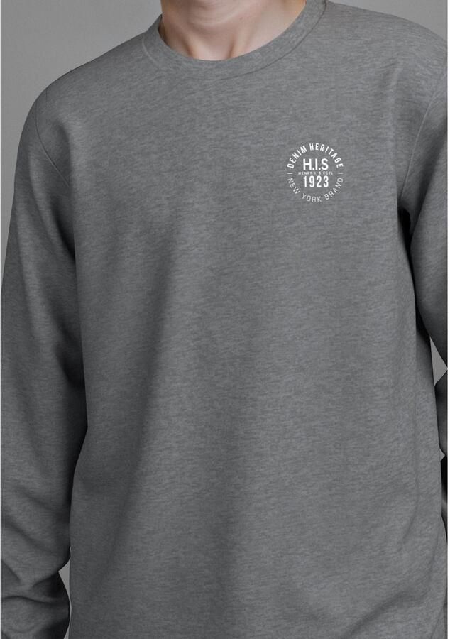 H.I.S Shirt met lange mouwen 2-pack shirts met logo-opdruk NIEUW: voor TEENS! 2-pack shirts (set 2-delig 2) - Foto 2