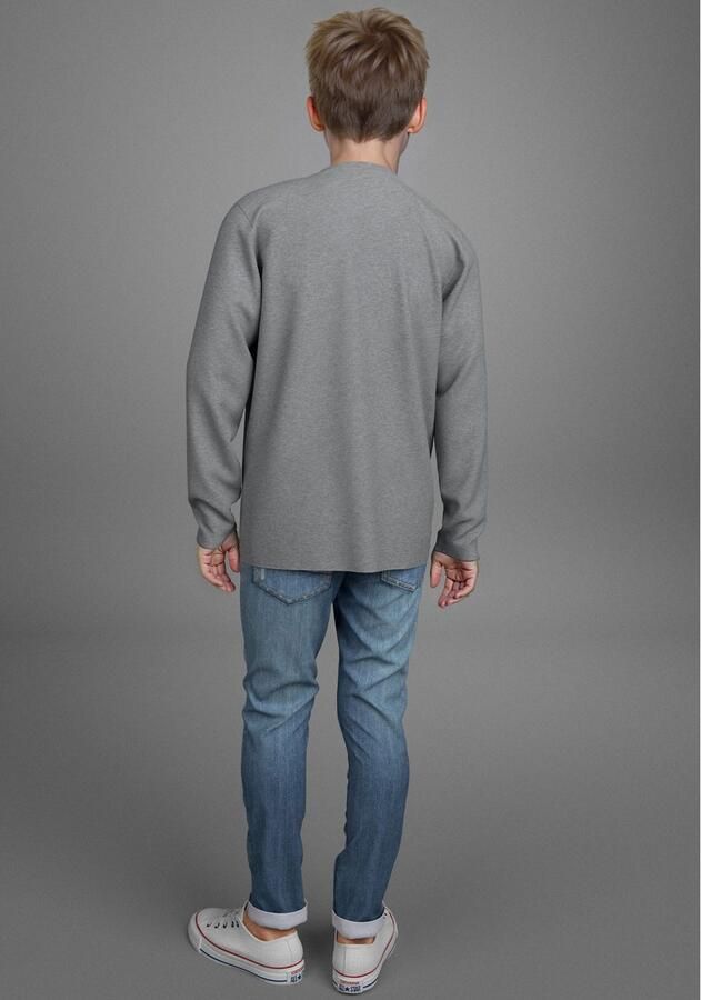 H.I.S Shirt met lange mouwen 2-pack shirts met logo-opdruk NIEUW: voor TEENS! 2-pack shirts (set 2-delig 2) - Foto 8