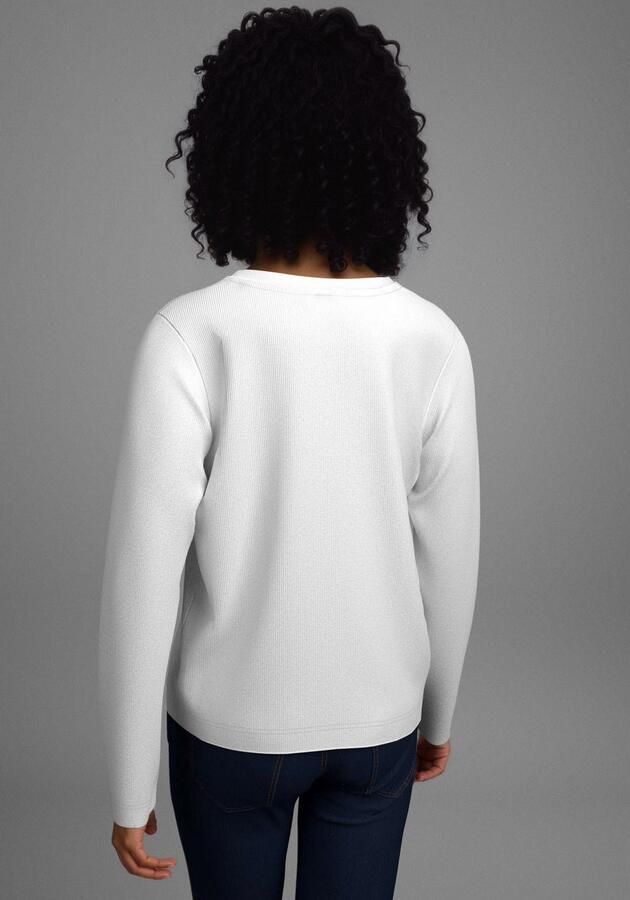 H.I.S Shirt met lange mouwen 2-pack shirts van ribstof NIEUW: voor TIENERS! 2-pack basic shirts met lange mouwen (2-delig) - Foto 10