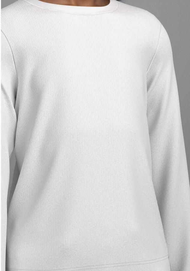 H.I.S Shirt met lange mouwen 2-pack shirts van ribstof NIEUW: voor TIENERS! 2-pack basic shirts met lange mouwen (2-delig) - Foto 3