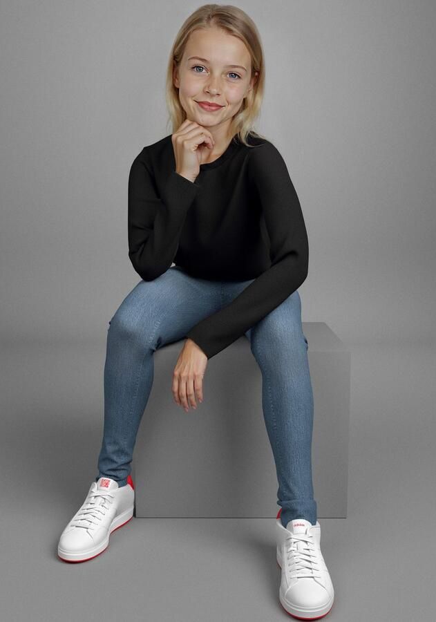 H.I.S Shirt met lange mouwen 2-pack shirts van ribstof NIEUW: voor TIENERS! 2-pack basic shirts met lange mouwen (2-delig) - Foto 5