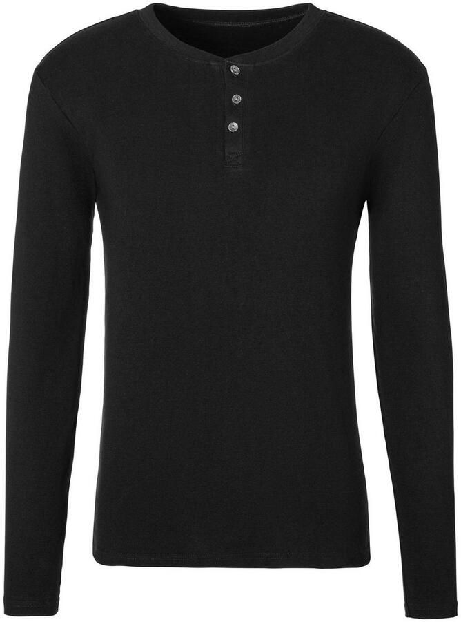 H.I.S Shirt met lange mouwen met luxueuze knoopsluiting