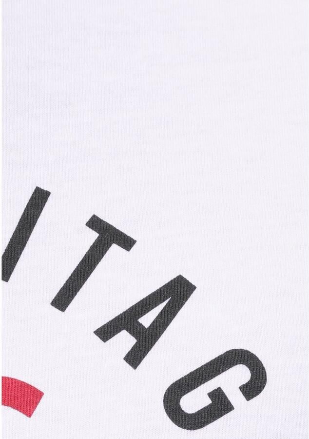 H.I.S Shirt met ronde hals Korte mouwen smalle pasvorm met print ronde hals van katoen - Foto 7