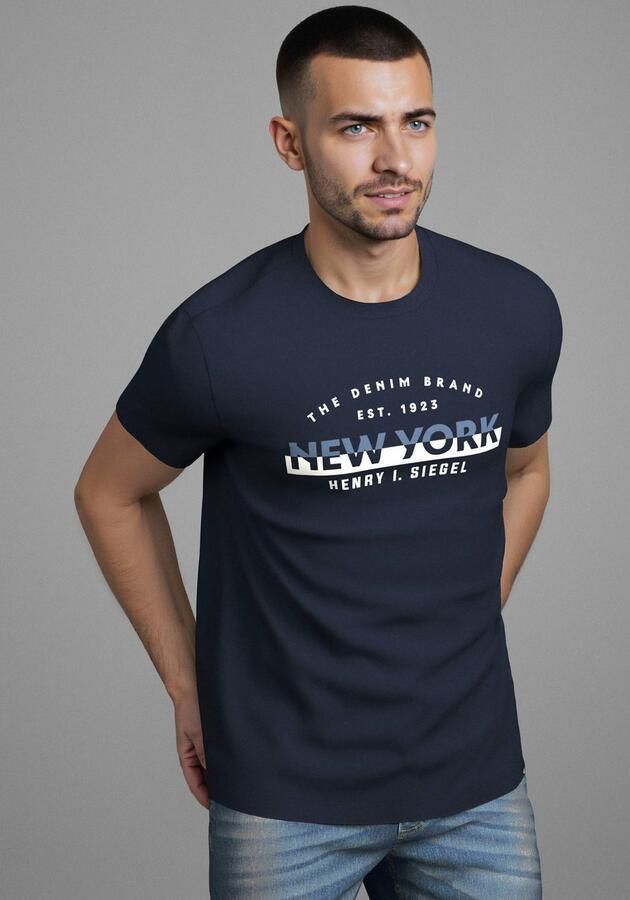 H.I.S Shirt met ronde hals Nieuwe collectie! - Foto 4