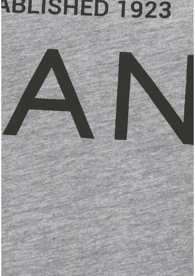 H.I.S Shirt met ronde hals slank gesneden bedrukt ontwerp ronde hals van katoen (Set van 2) - Foto 2