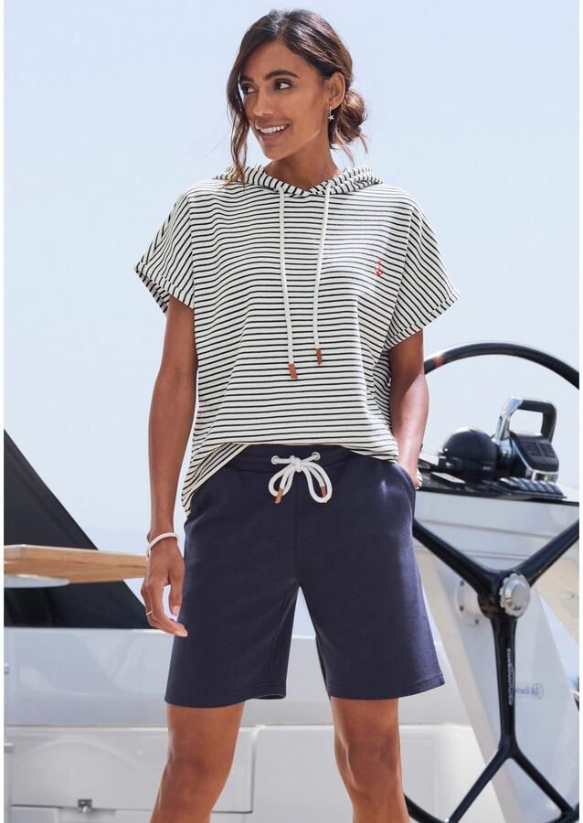 H.I.S Short met koord en borduursel loungewear - Foto 4