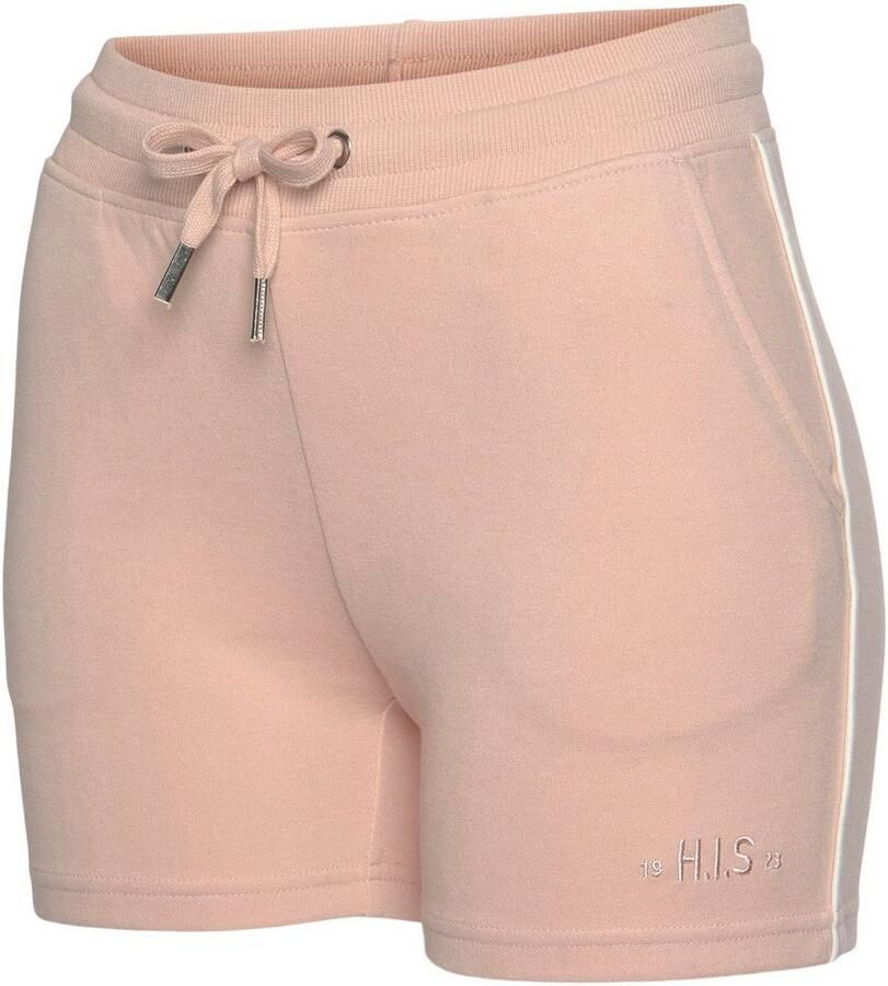 H.I.S Short met wit paspel opzij - Foto 2