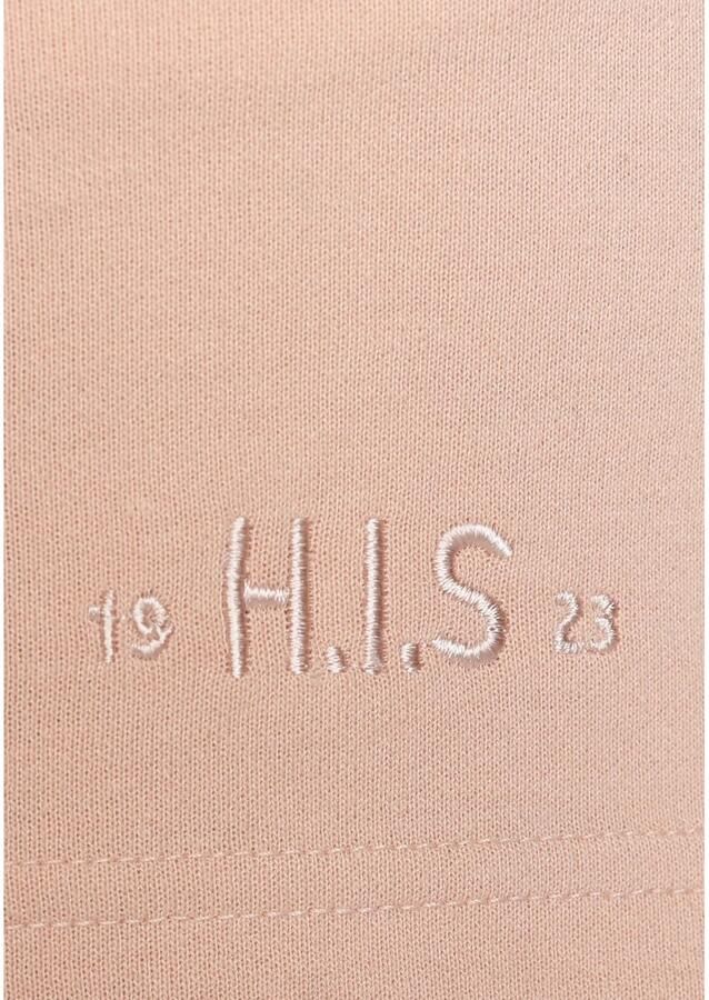 H.I.S Short met wit paspel opzij - Foto 4