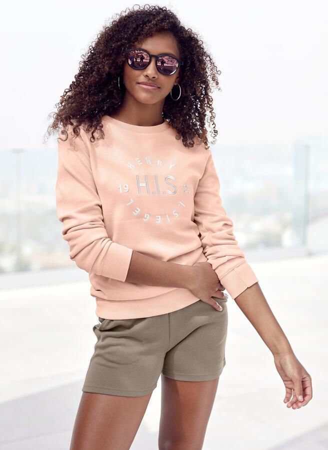 H.I.S Short met wit paspel opzij - Foto 8