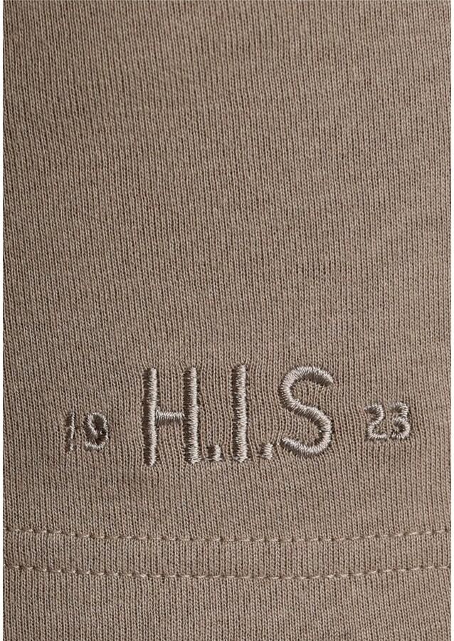 H.I.S Short met wit paspel opzij - Foto 2