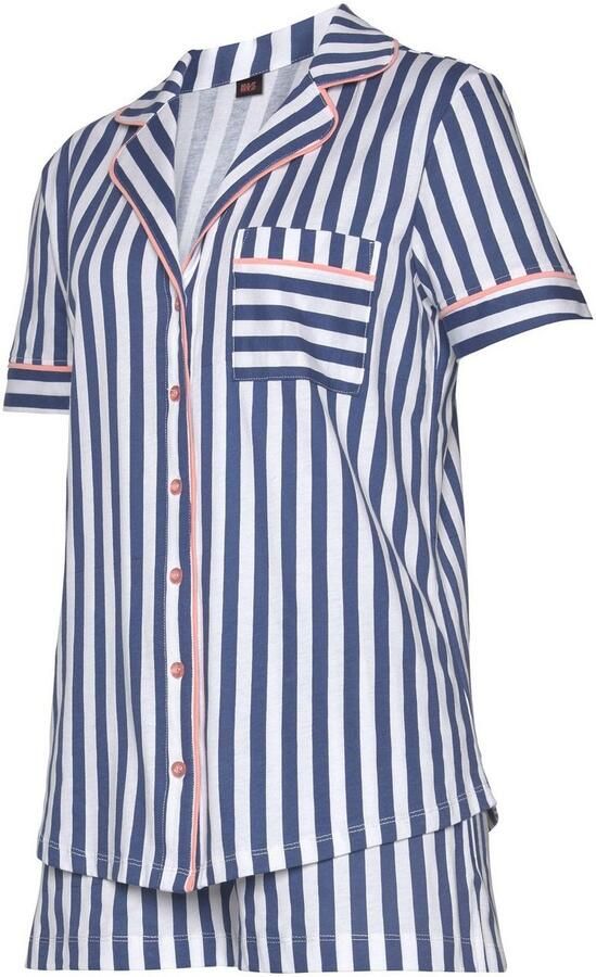 H.I.S Shortama in een klassiek model met streepdessin (2-delig 1 stuk) - Foto 4