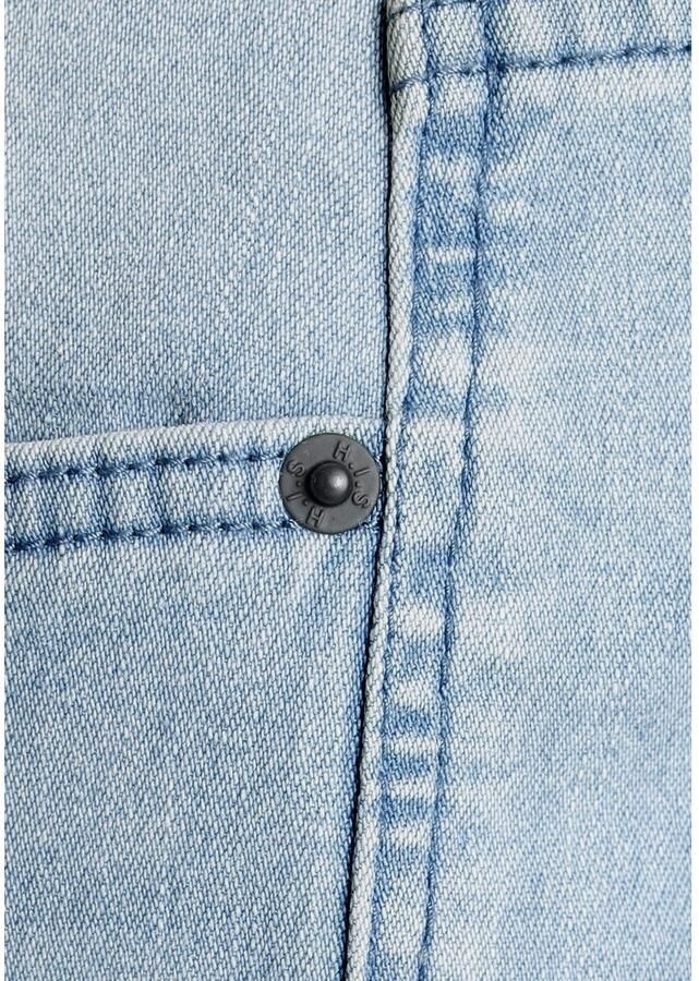 H.I.S Slim fit jeans FLUSH smalle broekpasvorm met used-effecten lage taille