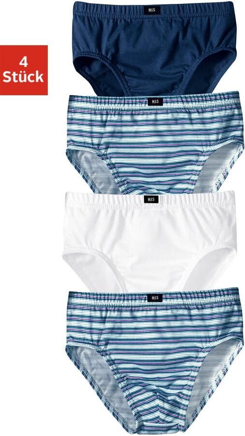 H.I.S Slip coole uni-strepenmix (set 4 stuks) - Foto 2