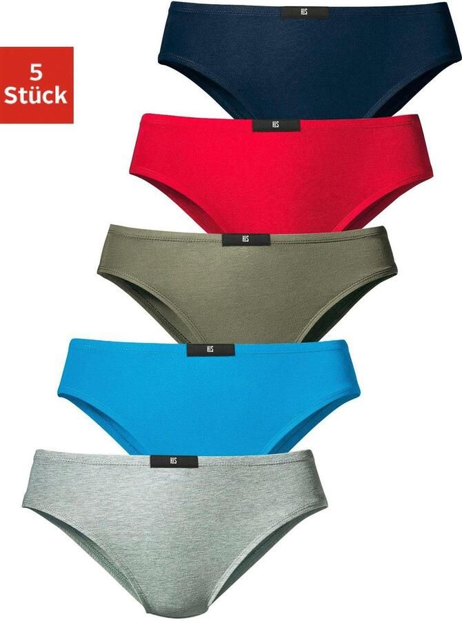 H.I.S Slip elastische katoenkwaliteit (Set van 5) - Foto 4