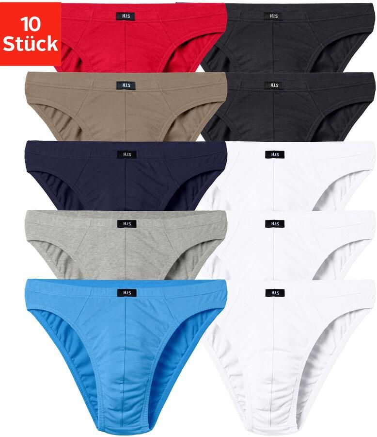 H.I.S Slip Heren minislip (set 10 stuks) - Foto 3