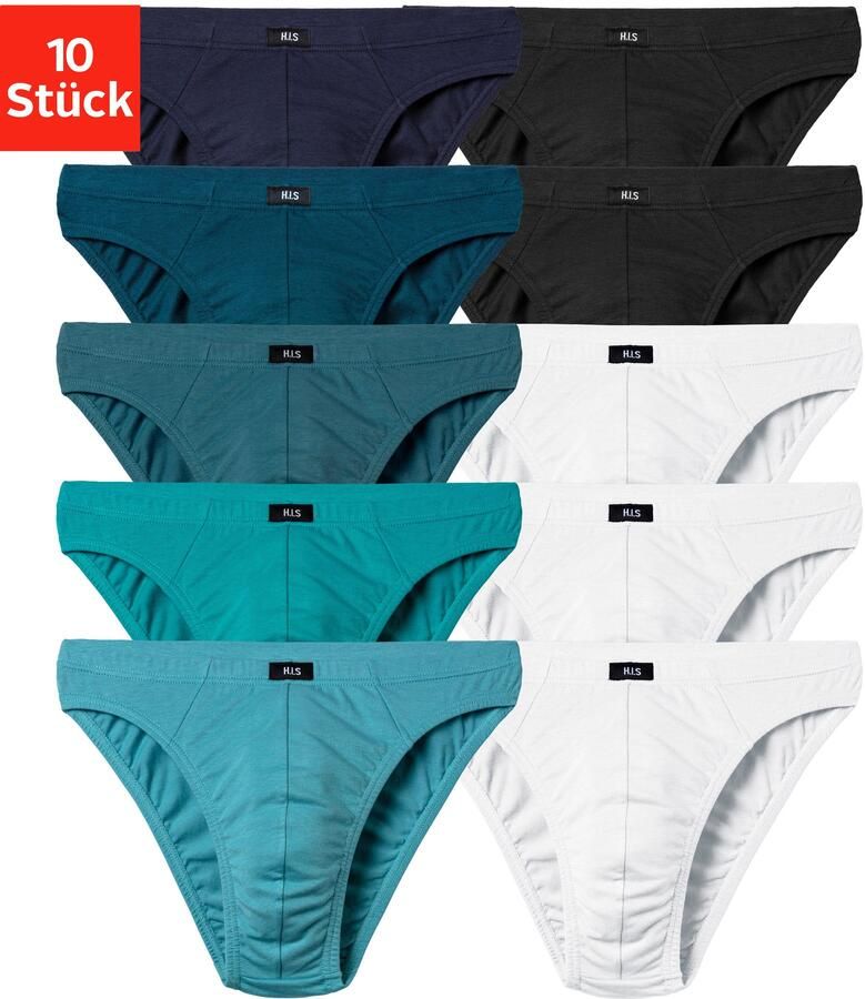 H.I.S Slip Heren minislip (set 10 stuks) - Foto 2