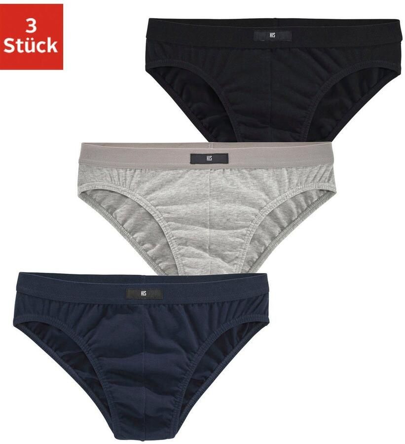 H.I.S Slip met -logo voor (set 3 stuks) - Foto 3