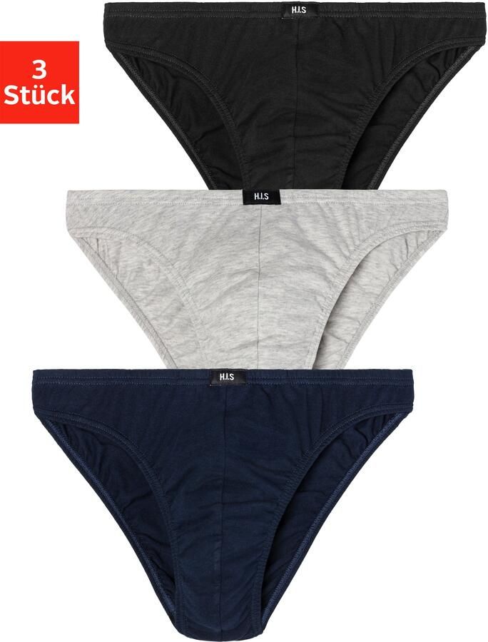 H.I.S Slip Minislip van zacht katoen-stretch (set 3 stuks) - Foto 7
