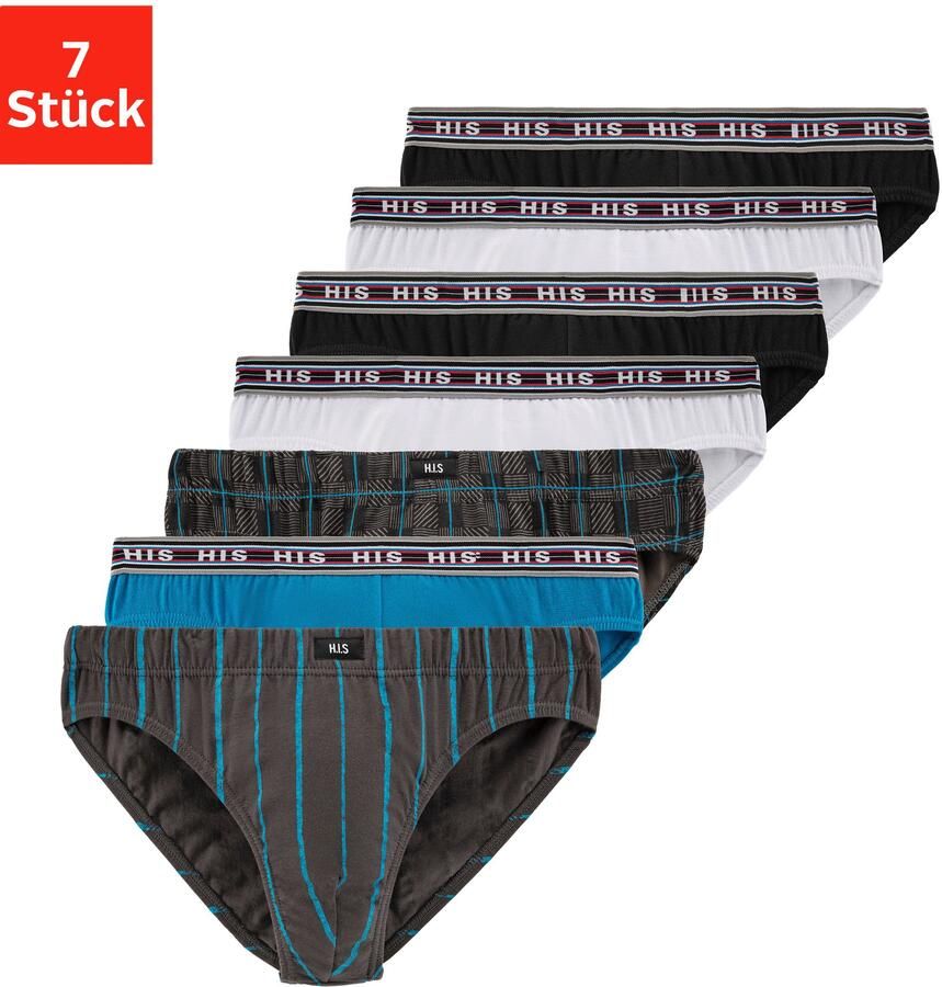 H.I.S Slip van katoen-stretch (set 7 stuks) - Foto 6