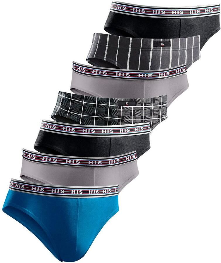 H.I.S Slip van katoen-stretch (set 7 stuks)