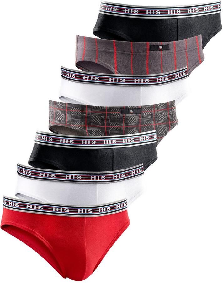 H.I.S Slip van katoen-stretch (set 7 stuks)