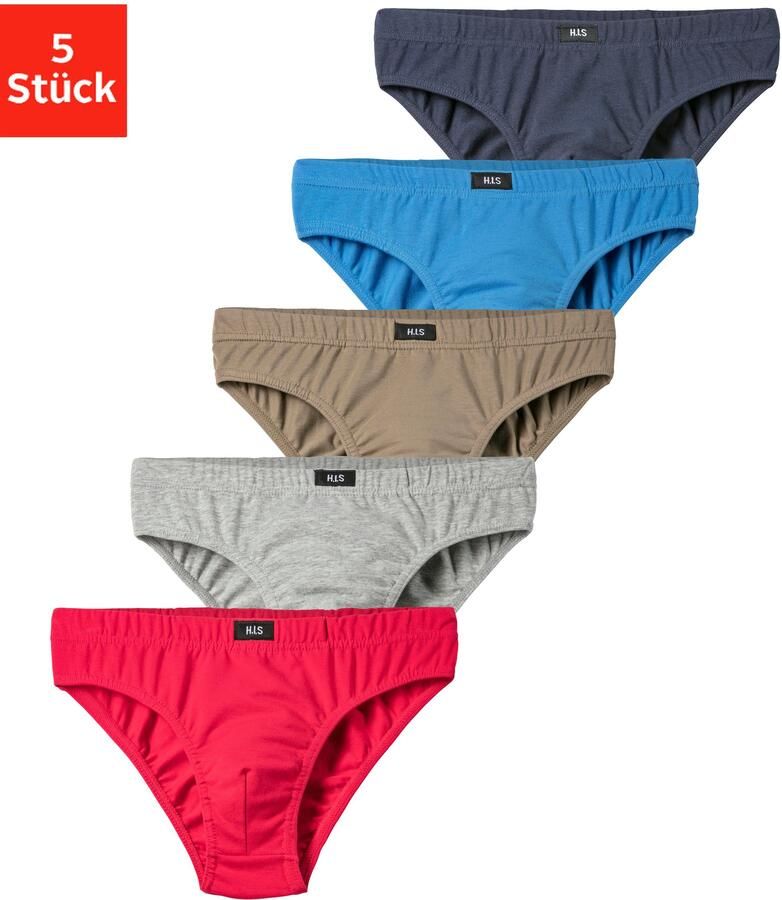 H.I.S Slip voor jongens prettige basic voor elke dag (set 5 stuks) - Foto 3