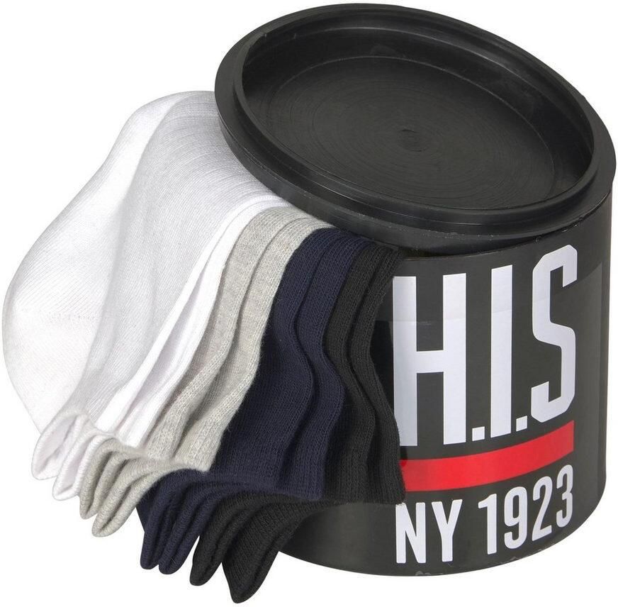H.I.S Sneakersokken in cadeauverpakking (blik 8 paar) - Foto 4