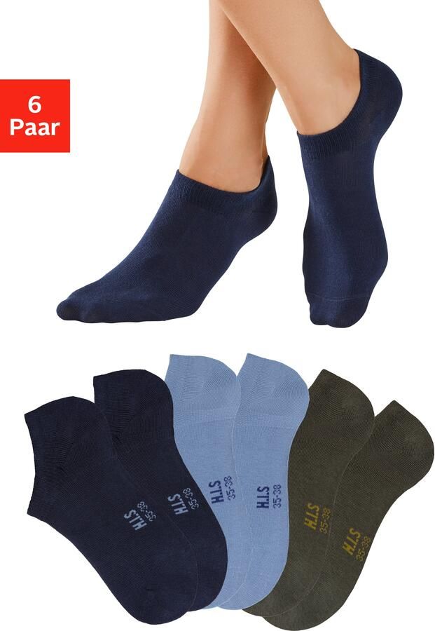 H.I.S Sneakersokken met bijzonder korte schacht (set 6 paar) - Foto 8