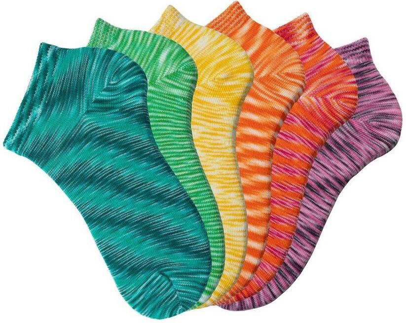 H.I.S Sneakersokken met gekleurd garen (set 6 paar) - Foto 4